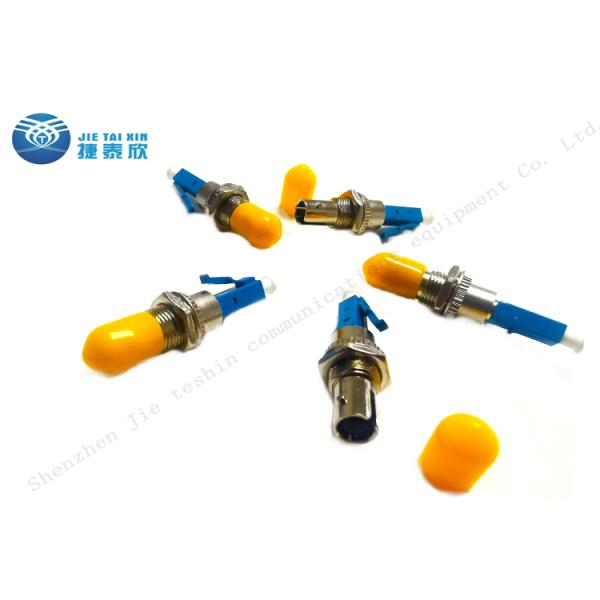 Мужчина lc волокна одиночного режима 9/125 гибридный к соединительной муфте с внутренней резьбой st