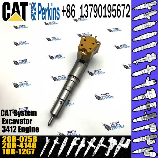 Trilho comum Inyector das peças de motor do injetor de combustível diesel 1747526 174-7526 20R-0758 para o caminhão do motor de CAT Caterpillar 3412E