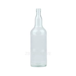 1000ml Flint Glass Tequila Bottle With Screw Top For High-Volume Spirits
