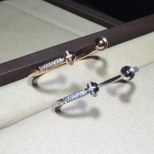Piaget brand jewelry diamonds bracelet  18kt  gold  with white gold or yellow gold