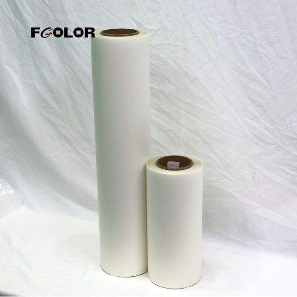 FCOLOR 60CM DTF Film Manufacturer PET DTF Film for Heat Transfer Printing DTF Film for Cold Peeling & Hot Peel