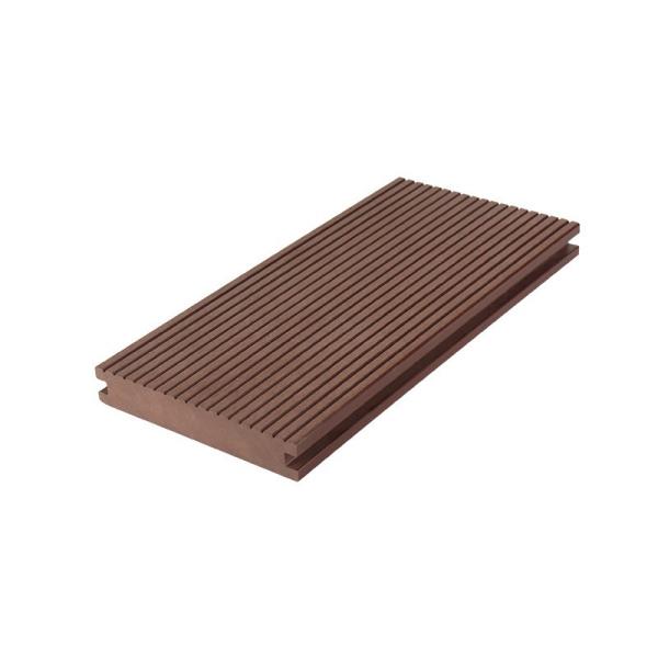 Umidade anticorrosiva da placa de Gray Solid Wood Plastic Panel - decoração 145x30mm do pátio da prova