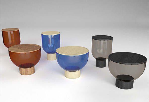 Grand petit bol 35x52cm de verre trempé de centre de Tableau de café rond de salon