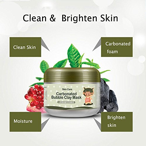 Глубокий очищая лицевой щиток гермошлема заботы кожи, Карбонатед лицевой щиток гермошлема глины пузыря для угорь