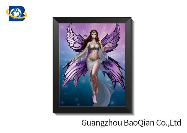 Buatiful Girl / Animal Print Lenticular , 3D Lenticular Pictures Changing Printing