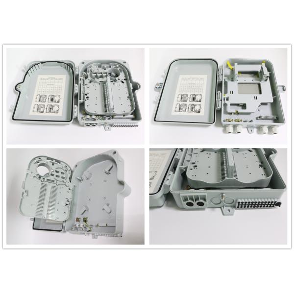 SC 12 Port Wall Mount Fiber Termination Box With ABS Plastic Housing