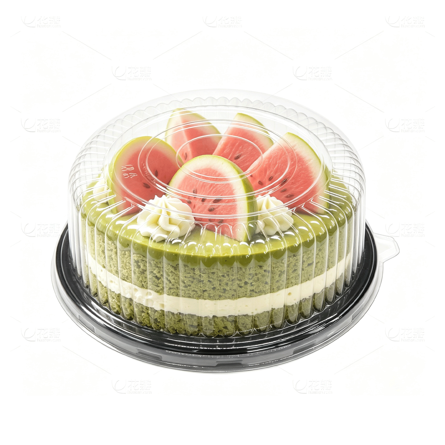 Wholesale disposable round 10 inch PET transparent mousse cake box