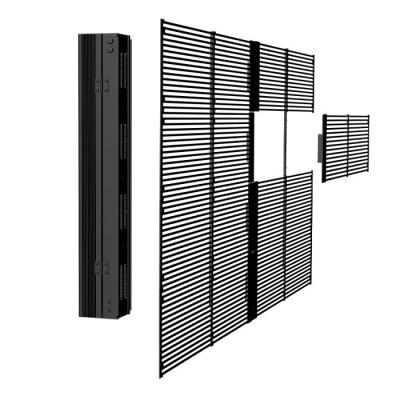 Ecrã LED transparente exterior leve, ecrã LED claro de alto brilho P3.9