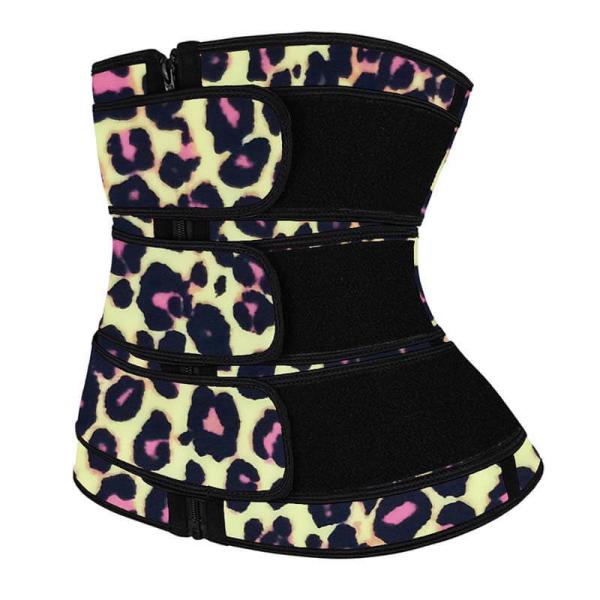 Correia de With Zipper And do instrutor da cintura da cópia do leopardo do núcleo para o uso diário