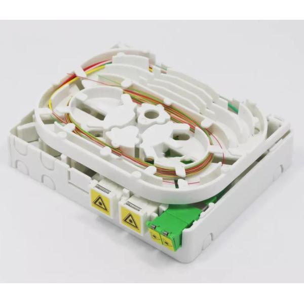 2 / Материал ПК 4 ABS пролома в стене волокна портов FTTH с переходником шторки SC/LC