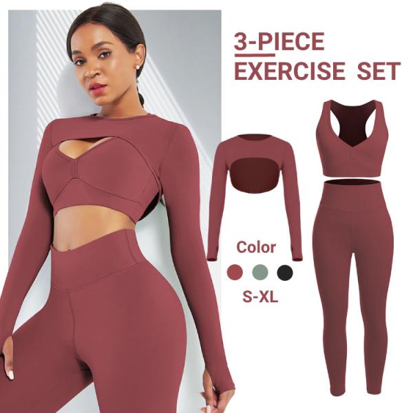 Long Sleeves Sports Crop Top with Thumb Holes in Polyester/Spandex Fabric by HEXIN