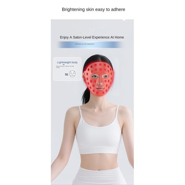 Máscara de tratamiento de luz infrarroja de alta calidad para el trabajo en casa Máscara de tratamiento de luz de 7 colores para mujeres y hombres
