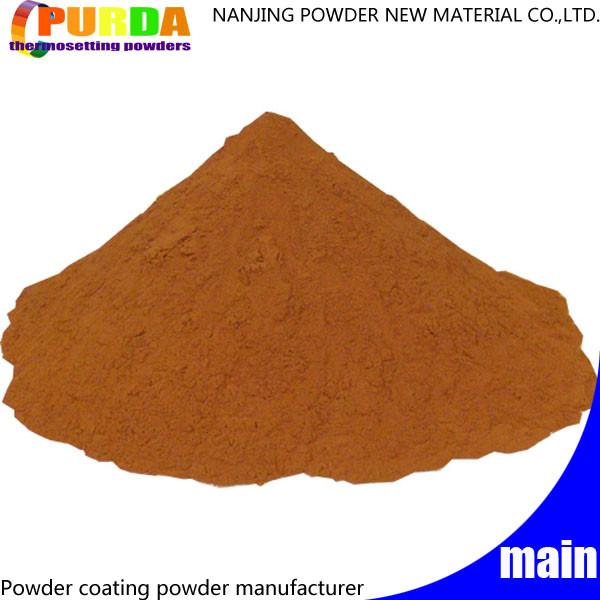 Good Color Stability Outgassing Powder Coating , Brown Sandy Powder Coating