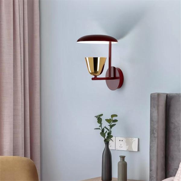 Modern Led Red Wall Lights Home Bedroom Bedside Lightolight LED Wall Sconce(WH-OR-221)