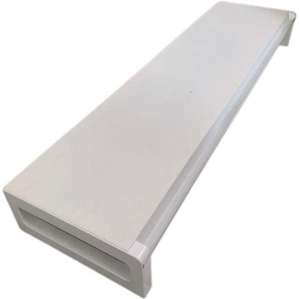 White Sheet Metal Machining Desk Monitor Stand Riser custom cut