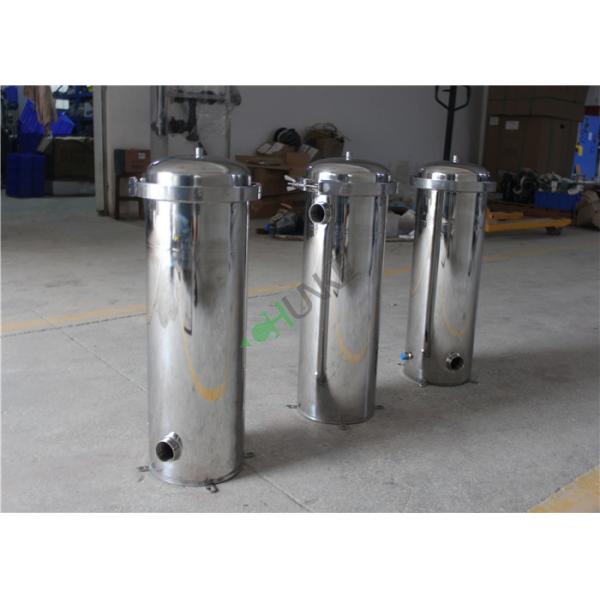 Многократная цепь жидкостной фильтрации напитка молока корпуса фильтра сумки нержавеющей стали водоочистки одиночная
