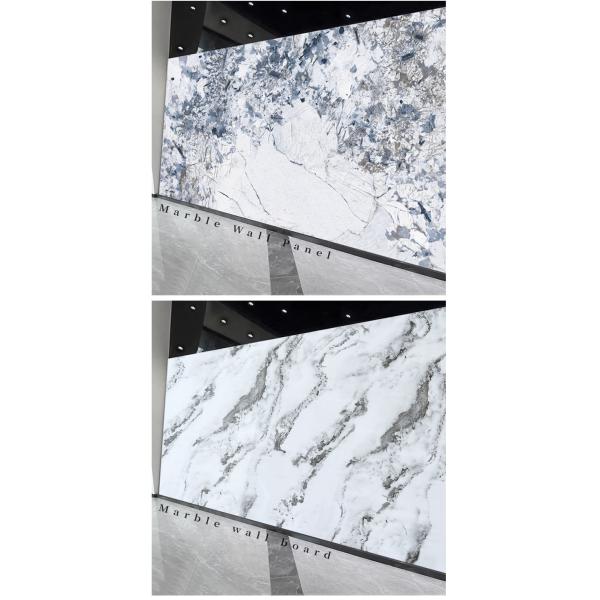 Бамбуковый угольный деревянный фанера 1220x2800 мм высокий глянцевый PVC мраморный лист