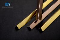 Ángulo de ajuste L tipo color oro de aluminio del grueso T5 T6 del perfil 0.8-1.5m m