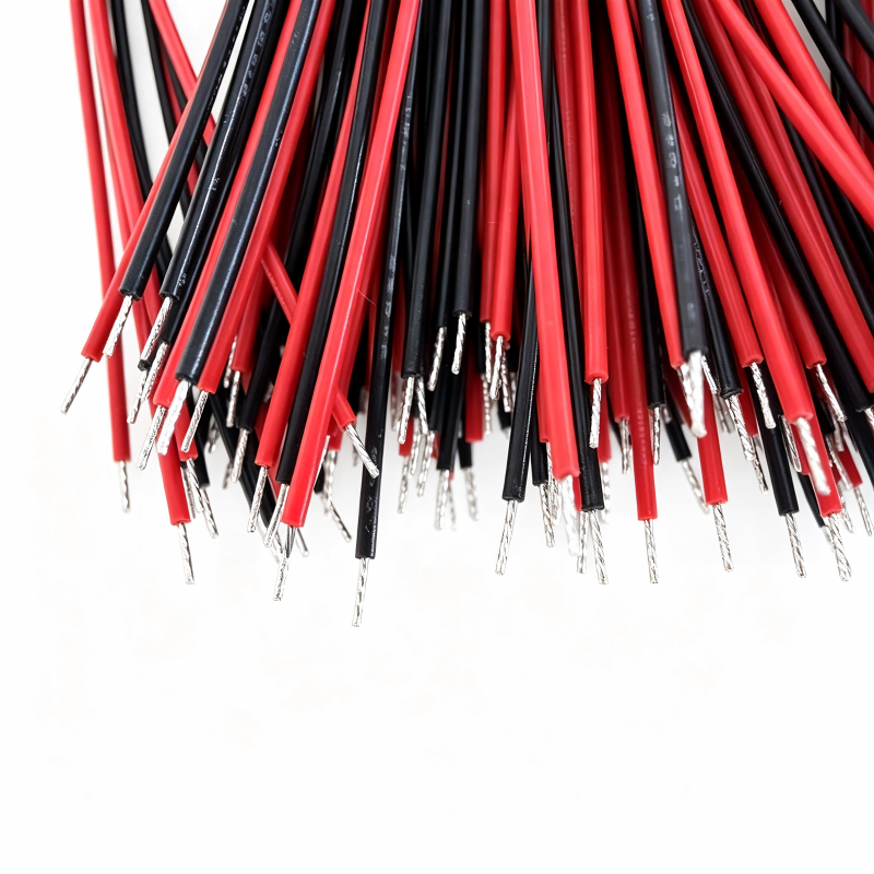 Custom JST ADHR‑03V‑H Wire Harness,P3‑Pin Housing Pin2 Empty, UL10362 #30AWG Red Black Signal Cable 3mm Tinned End for Sensor Instrument,Wire Harness Supplier China