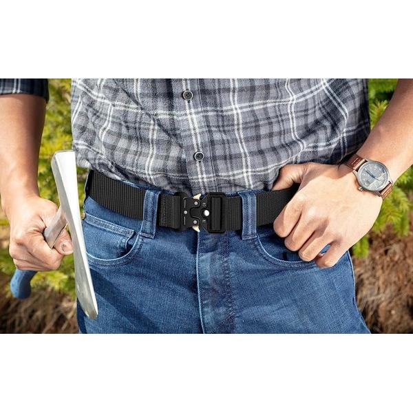 Tactical Belt ornaments Gun Belts Rigger Webbing With Heavy-Duty Quick-Release Buckle And EDC Molle Pouch