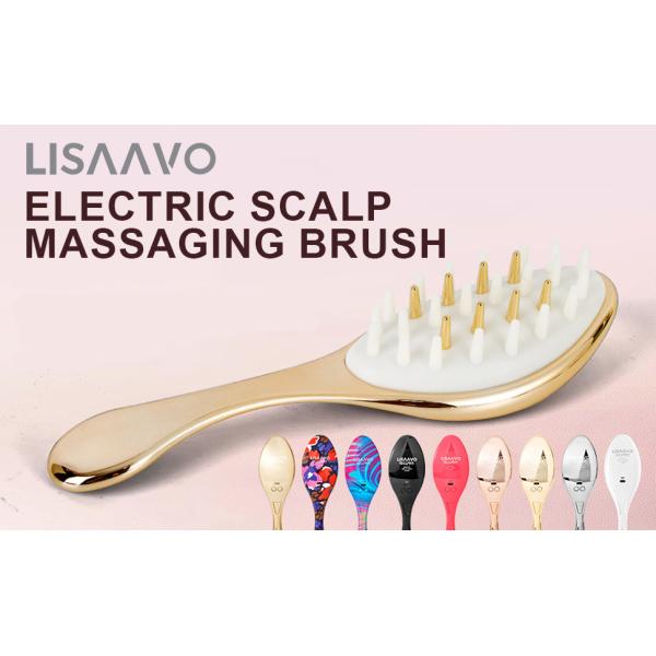 Peigne de coiffure à micro-courant 5V 1A rechargeable à LED