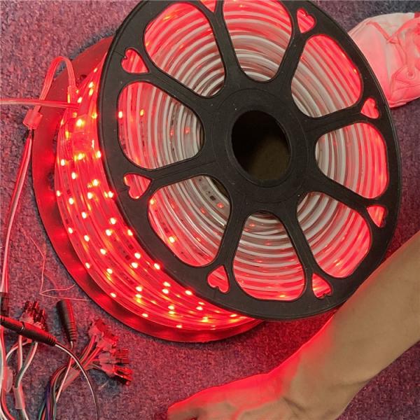 50м катушка 24в низкое напряжение подсветка гибкая световая лента 5050 smd rgb подсветка водонепроницаемая пиксельная лента