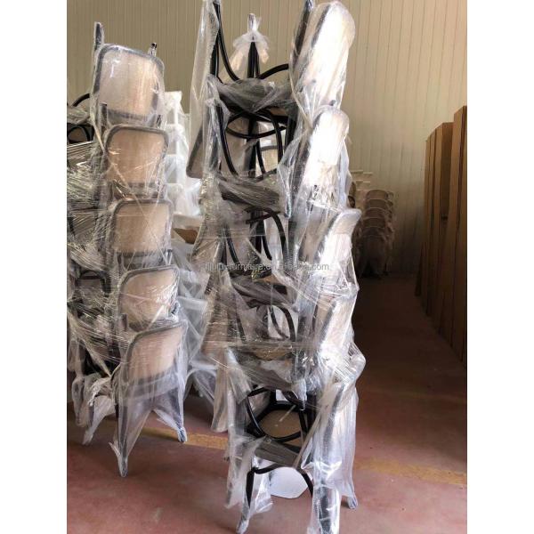 Silla de boda moderna de rotín para banquetes y bodas