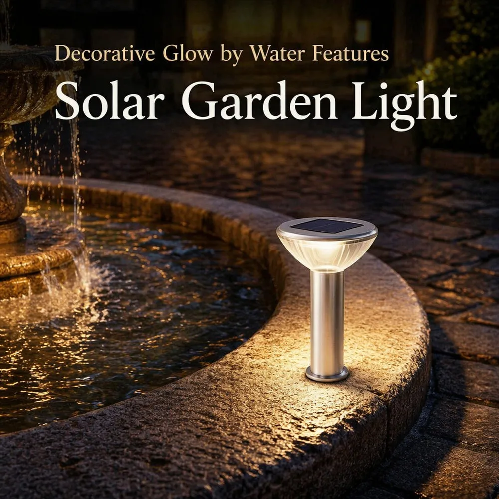 Multi Mount Solar LED Garden Light IP65 Waterproof Wide Coverage for Parks Pathways