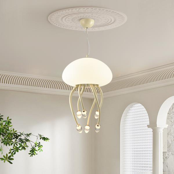 JYLIGHTING Travertine Modern LED Hanging Nordic Kitchen Round Designer Middle Sized Wasabi Modern Pendant Light