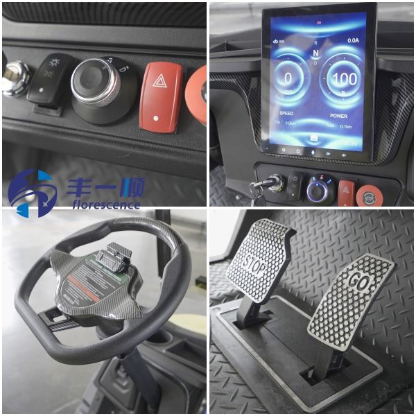 2026 Spring/Summer New 4‑seat High‑horsepower 72V Electric Golf Cart Customization Supported