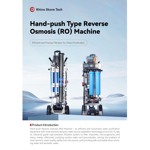 Moveable RO Water Treatment Plant for Window Cleaning Car Washing Portable Reverse Osmosis Desalination System