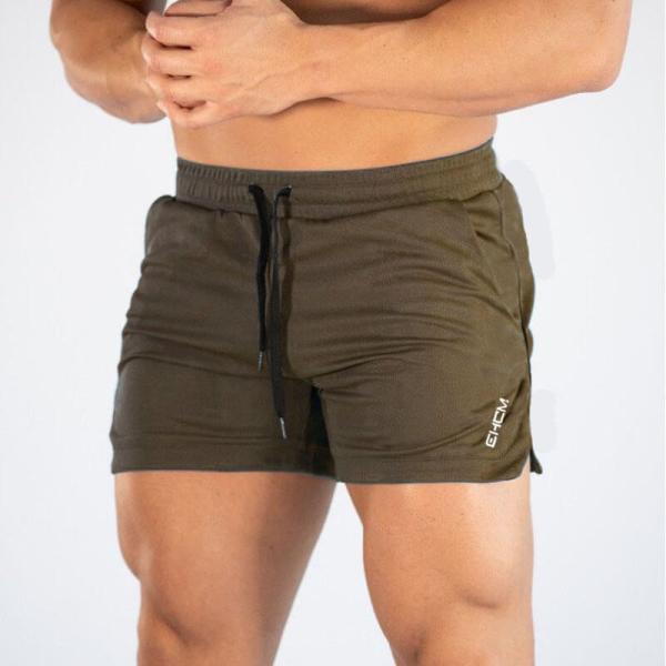 97% polyester Breathable White Running Wear Training Shorts With Convenient Pockets