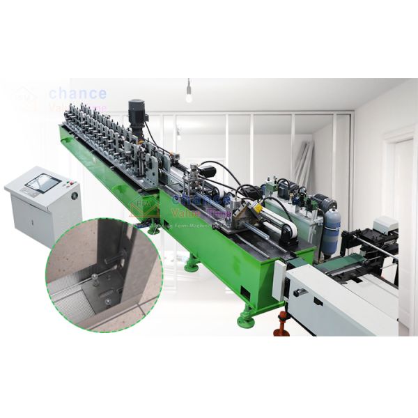 Production Speed 50m / Min High-Speed Cutting Forming Machine, House Decoration Keel Forming Machine