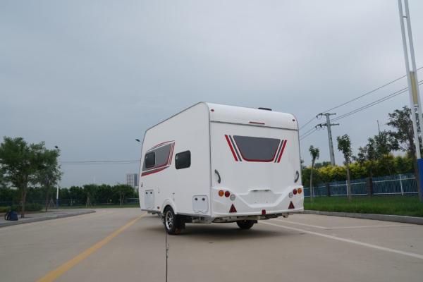 Pièce de Mini Travel Trailers Double Single Axle Camper Trailer 4-6 de sécurité