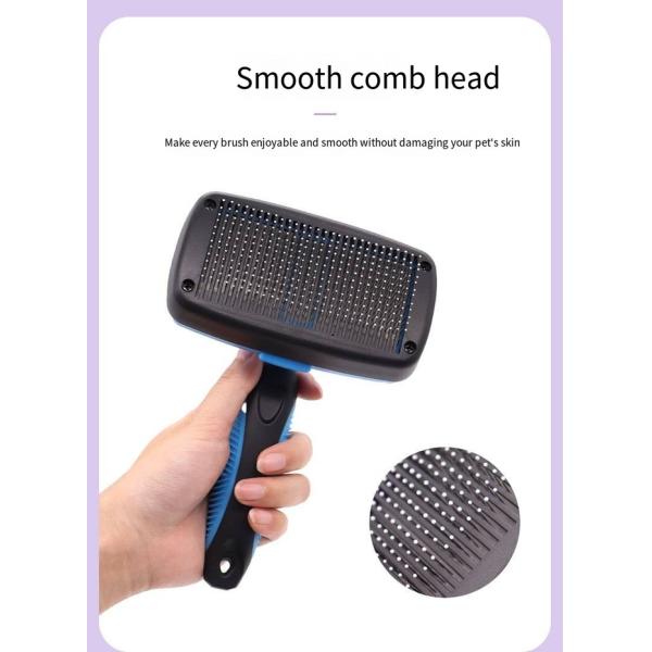 Удаление волос для домашних животных Игла гребка Массаж для собак Гребка для мытья для кошек Уборка и уборка