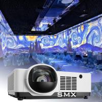 High Brightness 6000 Lumen Short Throw Laser Projector With 3LCD Display Technology