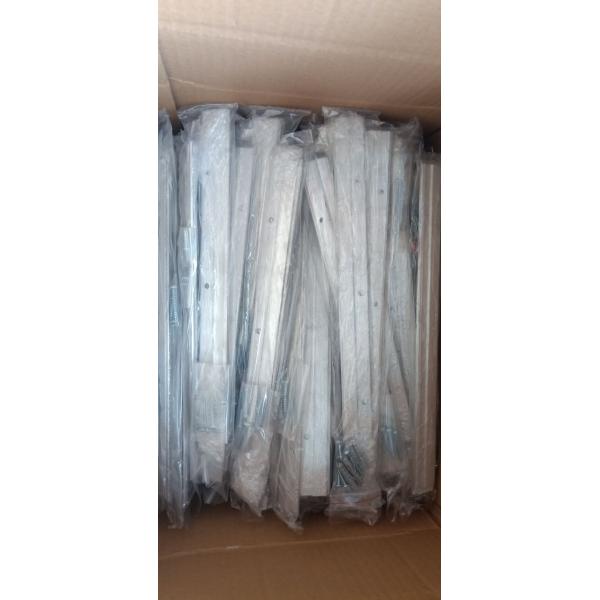 Процесс штампования с двумя отверстиями Алюминиевые клипы Z Bar для висящих зеркальных фоторельфов и шкафов