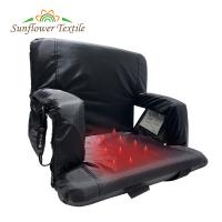 Outdoor Sports Football Heated Stadium Seats Steel Fabric Heated Folding Stadium Chair