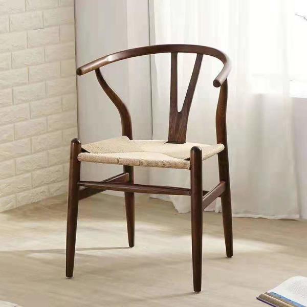 Woven Braided Rope Teak Outdoor Chaise Lounge Living Room Hotel Lobby Chairs