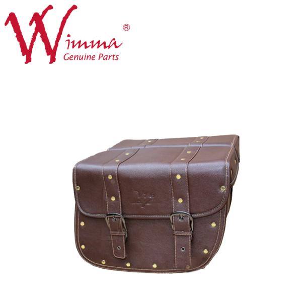 Участвующ в гонке PU сумки седловины стороны мотоцикла покройте кожей для аксессуаров частей