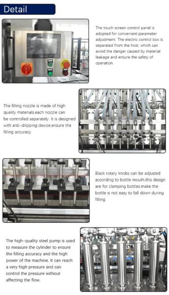 Advanced Sunflower Olive Edible Oil Filling Machine for 500ml Cooking Oil Production Line