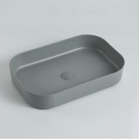 Meuble de salle de bain à double vasque de haute qualité avec vasque en céramique, en mélamine résistante à l'eau, sur pied