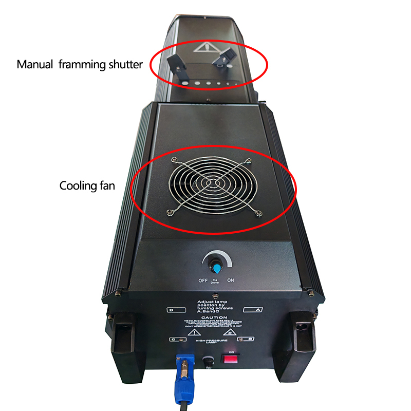 1000W LED Follow Spot Light High Power Long Range Stage Lighting