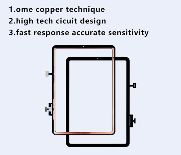 Touchscreen Air4 Apple Ipad Display Replacement Digitizer 10.9 11 Inch A1980 A2228 A2377 A2316