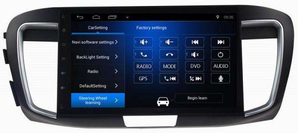 Ouchuangbo car video multimedia player android 8.1 for Honda Accord 9 (2.0 Low) with gps navigation  MP3 MP4 SWC