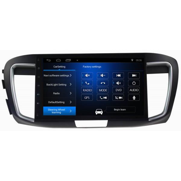 Ouchuangbo car video multimedia player android 8.1 for Honda Accord 9 (2.0 Low) with gps navigation  MP3 MP4 SWC