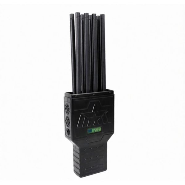 Handheld Phone Signal Jammer 8 Antennas For Jamming Phone WiFi GPS Signal