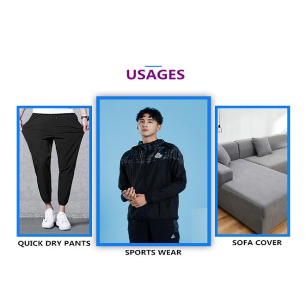 80 простирание 50D пути любимца 4 GSM повторно использовало ткань лайкра