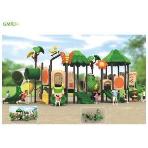 Children Outdoor Play Plastic Slide Set Amusement Park Playground Equipment Hot Sale Kids Toys