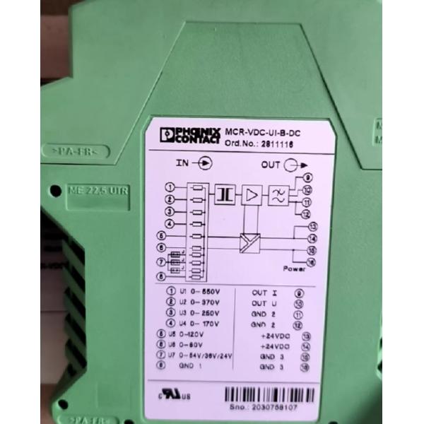 Phoenix Contact MCR-VDC-UI-B-DC 2811118 Voltage Measuring Transducers DIN Rail Mounted High Precision